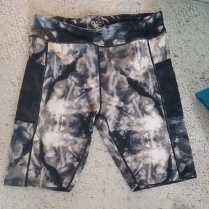 RAG 2X Bike Shorts Tie Dye + Blue Camo Capris Bundle